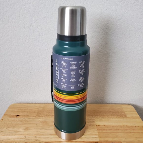 Pendleton Stanley Vacuum Bottle Green 1.5 QT New - Picture 2 of 6